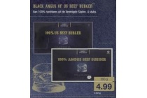 black angus of us beef burger