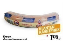 kroon slagersleverworst