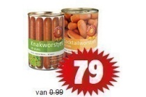 knak of cocktailworstjes