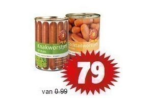 knak of cocktailworstjes
