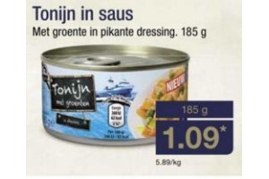 tonijn in saus
