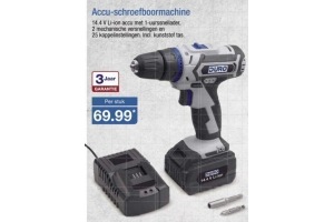 accu schroef boormachine