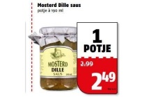 mosterd dille saus