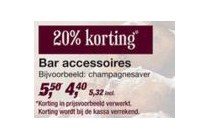bar accessoires