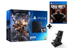 sony playstation 4 destiny the taken king pack black ops iii dual charger
