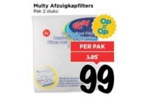 multy afzuigkapfilters