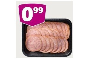 grillworst voor 0 99 en euro per 100 gram