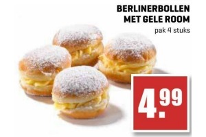 belinerbollen met gele room