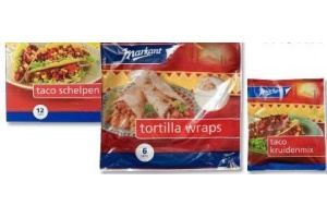 markant tortilla wraps taco schelpen taco of fajita kruidenmix