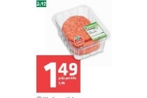 authentieke slagersburgers