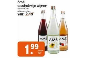 am en eacute alcoholvrije wijnen