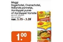 maggi dagschotel ovenschotel hollands pannetje aardappelpuree of aardappel variatie