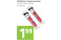 weidenaar slagersworsten