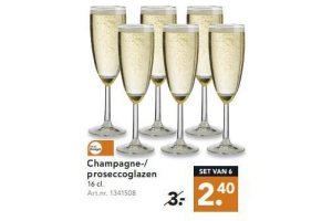 champagne proseccoglazen