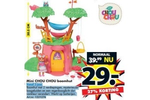 mini chou chou boomhut