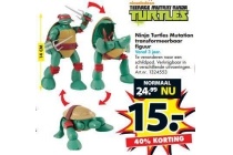 ninja turtles mutation transformeerbaar figuur