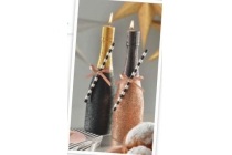champagnekaars met glitters