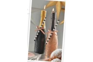 champagnekaars met glitters
