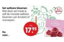 set eetbare bloemen