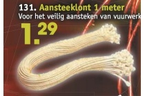 aansteeklont 1 meter