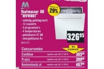 vaatwasser 60 mvw661