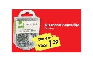 q connect paperclips