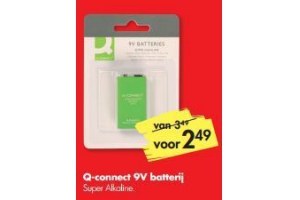 q connect 9v batterij