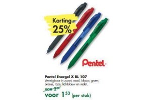 balpen pentel energel x bl 107