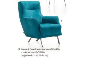 fauteuil roskilde in stof