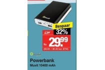 powerbank muvit 10400 mah