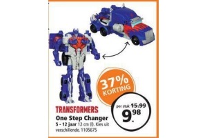 transformers one step changer
