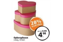 opbergdozen hart