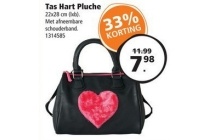 tas pluche hart