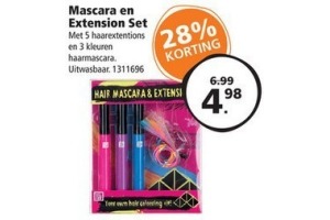 mascara en extention set