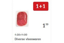 diverse vleeswaren