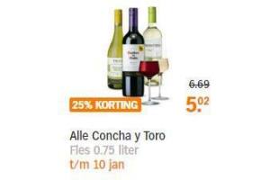alle concha y toro