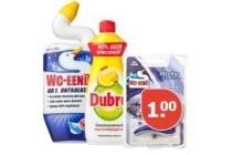 dubro afwasmiddel wc eend nr 1 ontkalker of intense toiletblok