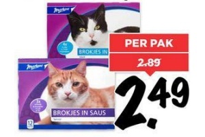 alle soorten markant kattenbrokjes