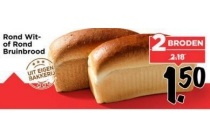 rond wit of rond bruinbrood