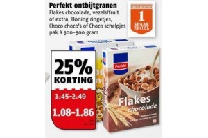 diverse soorten perfekt ontbijtgranen