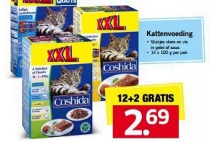 Ijver onregelmatig naald Coshida kattenvoeding XXL voor €2,69 - Beste.nl