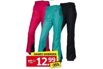 dames skibroek