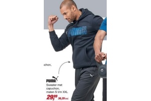 puma sweater met capuchon