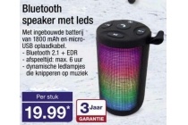 bluetooth speaker met leds