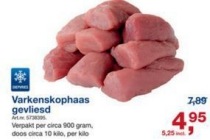 varkenskophaas gevliesd