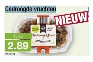 gedroogde vruchten