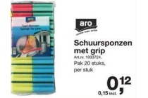 schuursponzen met grip