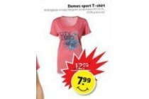 dames sport t shirt