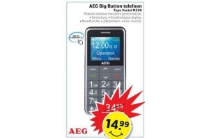 aeg big button telefoon