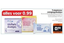 trekpleister reinigingsdoekjes